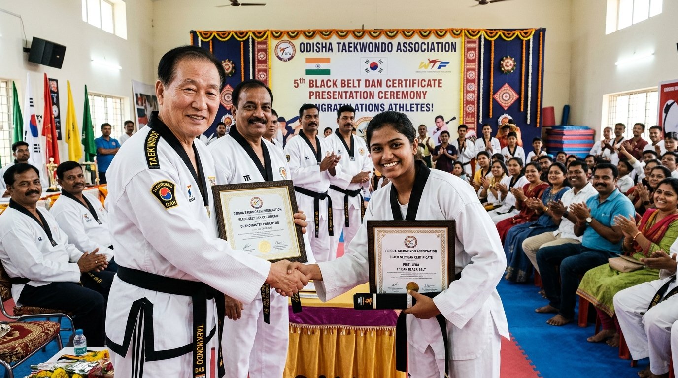 Dan certificate presentation